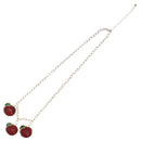 Triple Apple Necklace on a 46cm Silver Chain