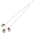 Triple Apple and Triple Half Apples Necklace