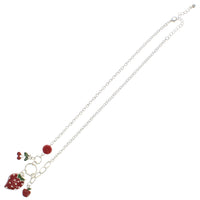 Strawberry, Apple and Cherry Necklace