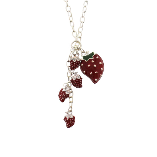 Multiple Strawberries Necklace