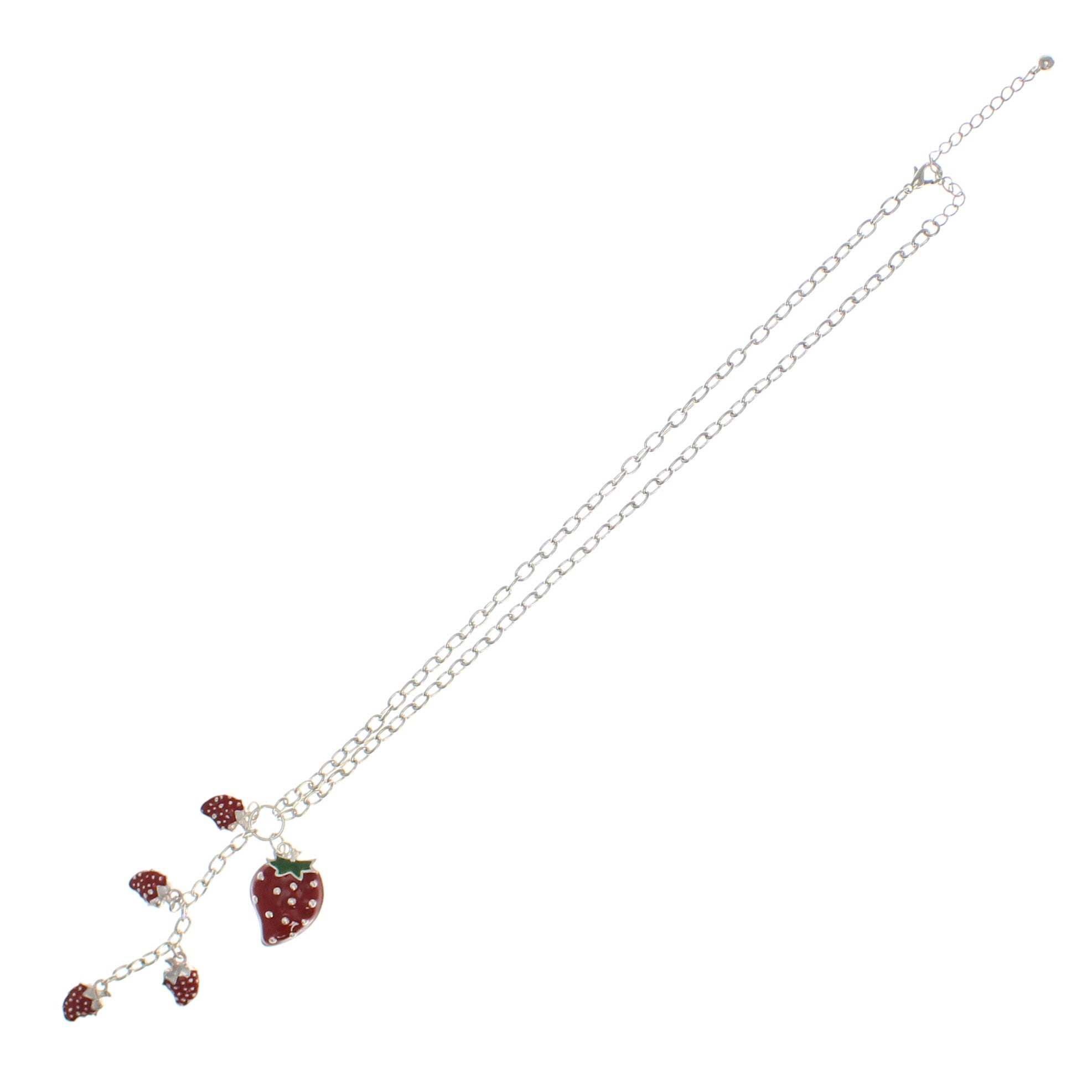 Multiple Strawberries Necklace