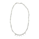 6 Silver Spike Necklace