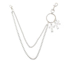 Crosses & Ring Double Box Hip Chain