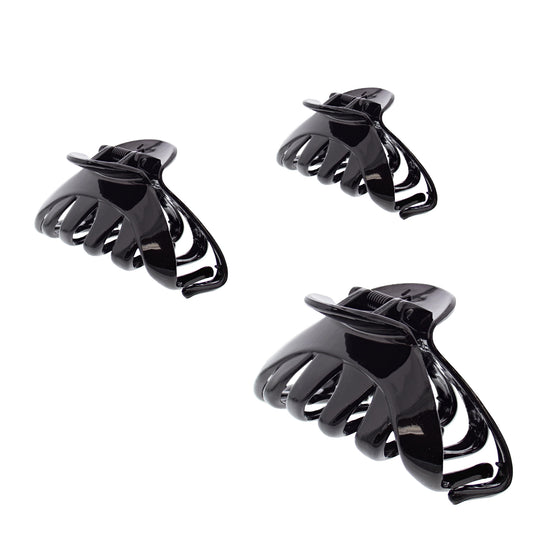 9.5cm Black Crab Design Hair Claw Clips