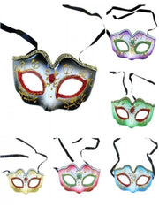 Assorted Glitter Plastic Eye Masks