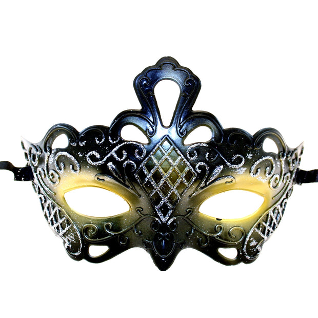 Two Tone Masquerade Plastic Eye Mask