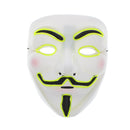 Light Up Guy Fawkes Mask (Fully Lit, Slow Flash & Rapid Flash)