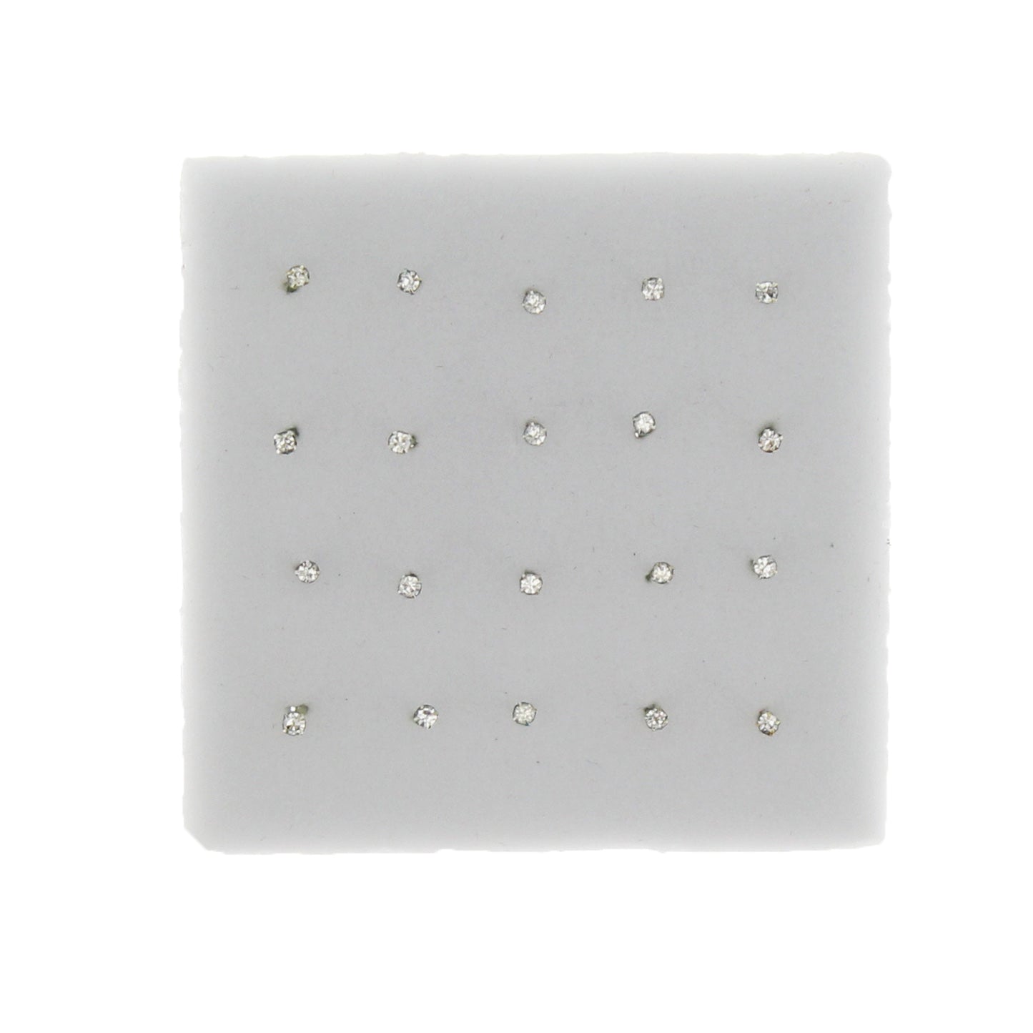 1.5mm Crystal Stone Silver Nose Studs