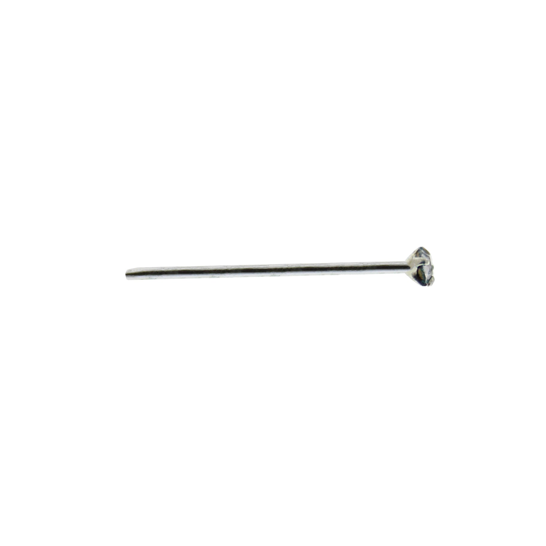 1.5mm Crystal Stone Silver Nose Studs