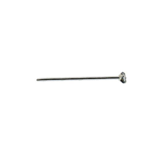 1.5mm Crystal Stone Silver Nose Studs