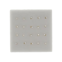 1.5mm Crystal Stone Gold Nose Studs