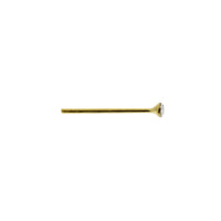 1.5mm Crystal Stone Gold Nose Studs