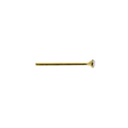 1.5mm Crystal Stone Gold Nose Studs