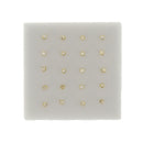 2mm Crystal Stone Gold Nose Studs