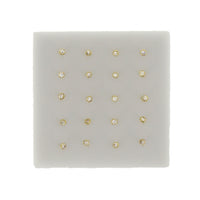 2mm Crystal Stone Gold Nose Studs
