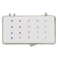 2mm Crystal Stone Silver Nose Studs