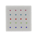 2.5mm Crystal Stone Silver Nose Studs