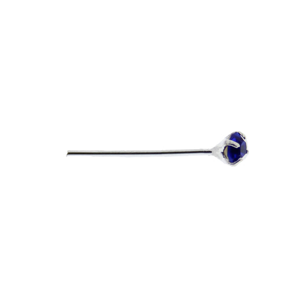 2.5mm Crystal Stone Silver Nose Studs