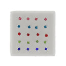 3mm Crystal Stone Silver Nose Studs
