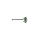 4mm Crystal Stone Silver Nose Studs