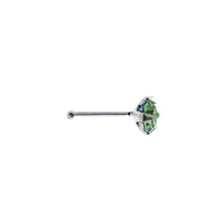 4mm Crystal Stone Silver Nose Studs