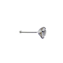 4mm Crystal Stone Silver Nose Studs