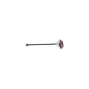 2mm Crystal Stone Silver Nose Studs with Ball on Post