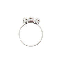 Nose Rings with 3 Crystal Stones