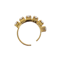 Nose Rings with 5 Crystal Stones