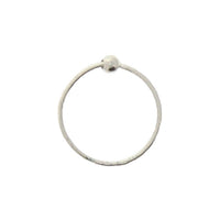 Silver Nose Rings with Ball
