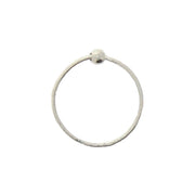 Silver Nose Rings with Ball