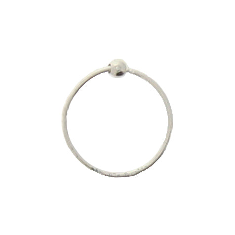 Silver Nose Rings with Ball