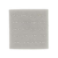 Silver Nose Rings with 1.5mm Clear Stone