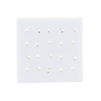 Silver Star Nose Studs