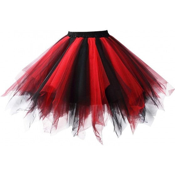 Two Tone Tutu Skirt With an Inner Silk Lining