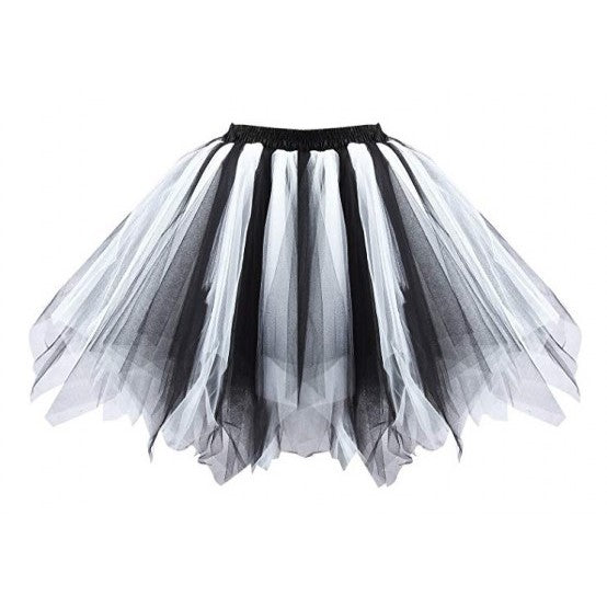 Two Tone Tutu Skirt With an Inner Silk Lining