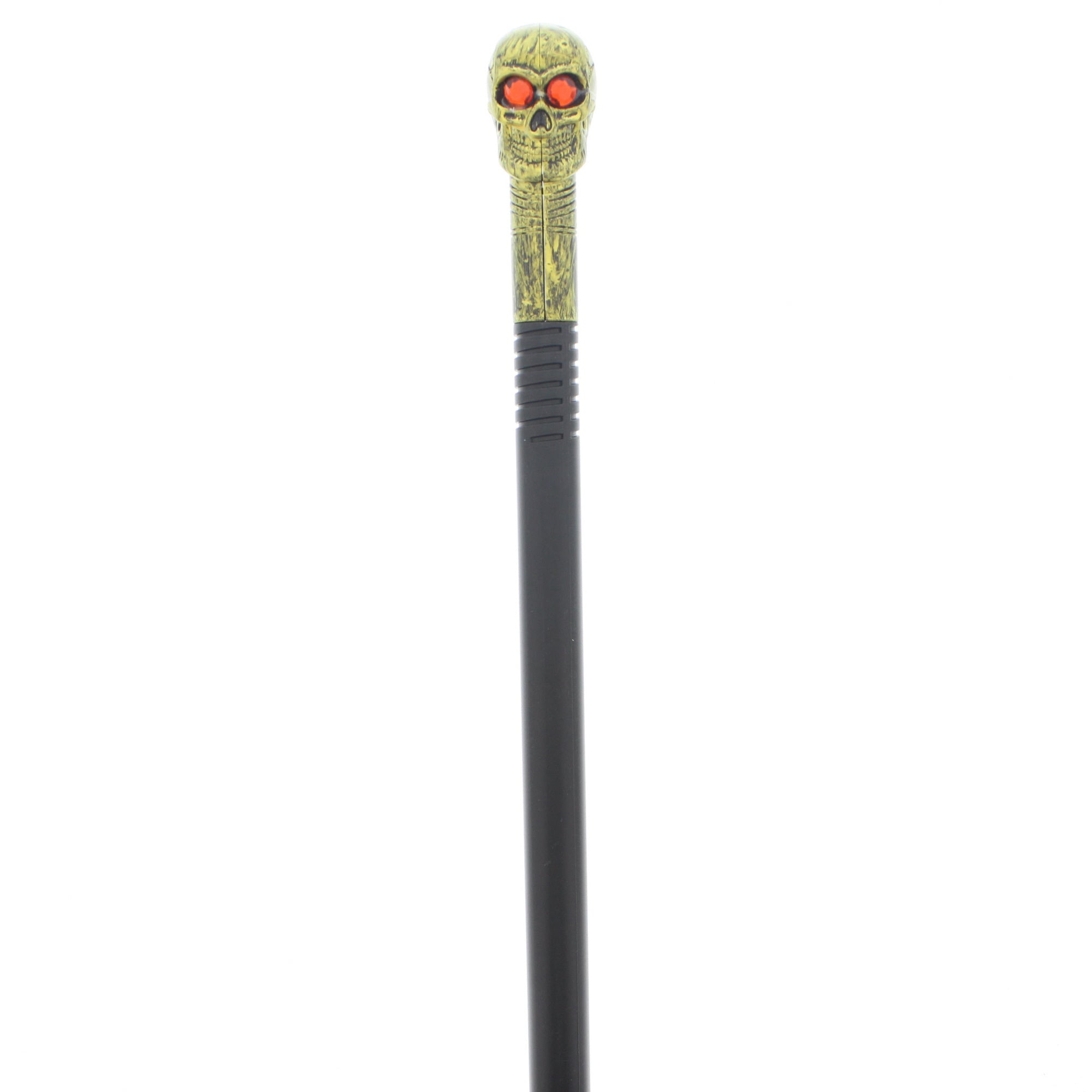 Antique Gold Crazy Skull Staff/ Cane