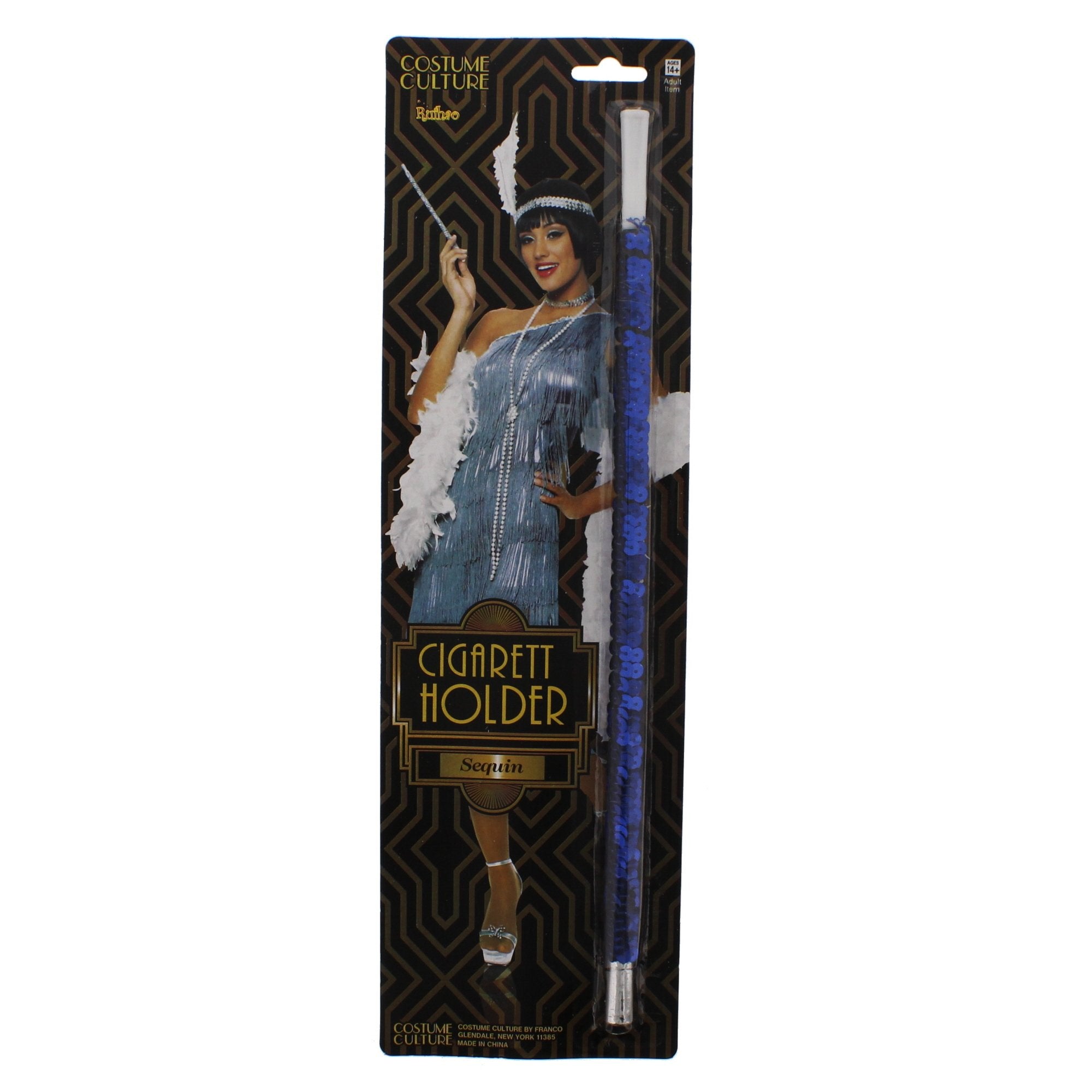 Sequined Charleston Cigarette Holder Stick