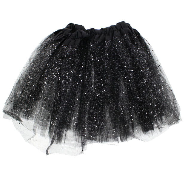 Glitter & Sequin Children's 3-Layer Tutu Skirt