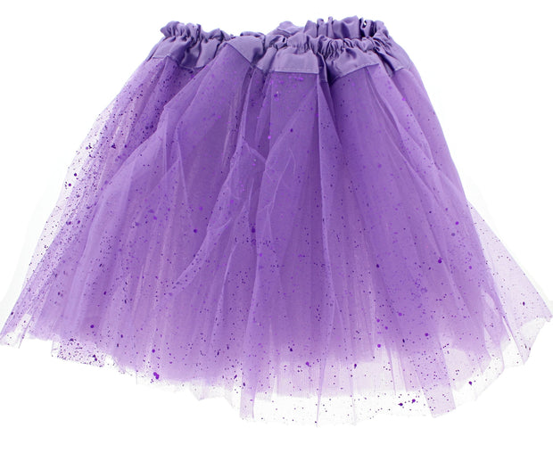 Glitter & Sequin Children's 3-Layer Tutu Skirt