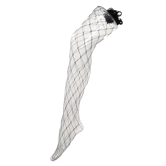Full Length Black Fishnet Tights