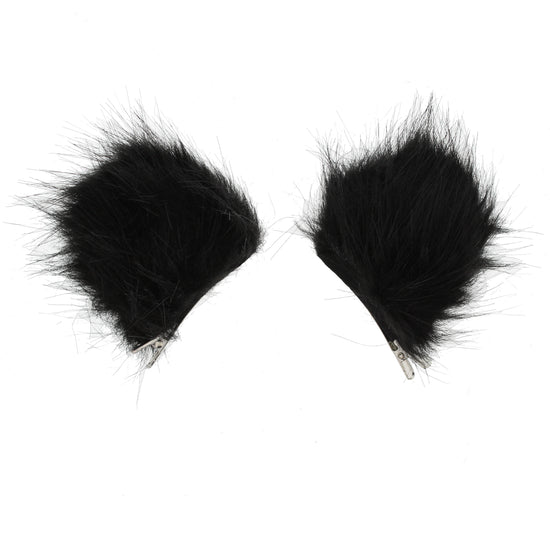 Faux Fur Animal Ear Clips