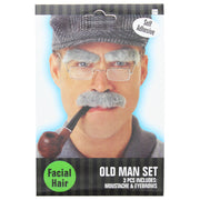 Old Man/ Grandpa Eyebrows & Moustache Set