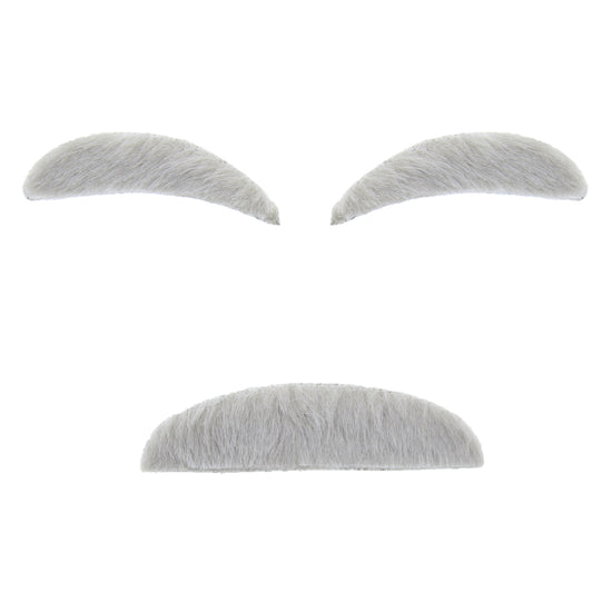 Old Man/ Grandpa Eyebrows & Moustache Set