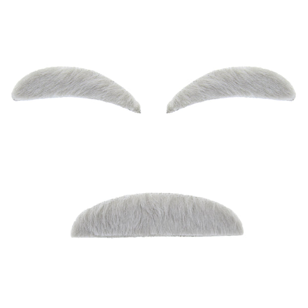 Old Man/ Grandpa Eyebrows & Moustache Set