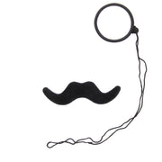 Tales of Old England Stick On Moustache & Monocle Set