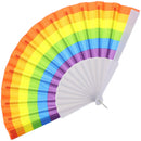 Rainbow Folding Fan