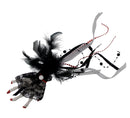 Large Silver Glitter Skeleton Hand Fascinator on Clip