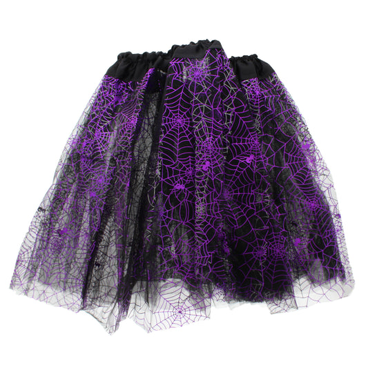 3-Layer Cobweb Design Tutu Skirt