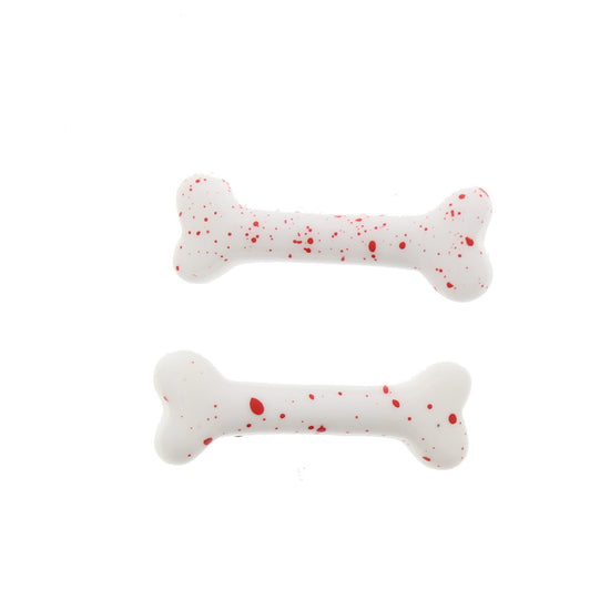 Bloody Dog Bone Hair Clips